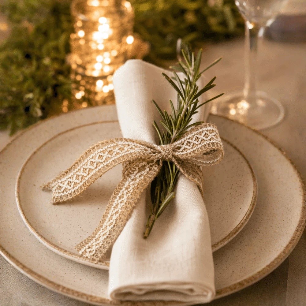 Boho Jute Burlap Ribbon Natura - Twine Jute Natural recension och pris