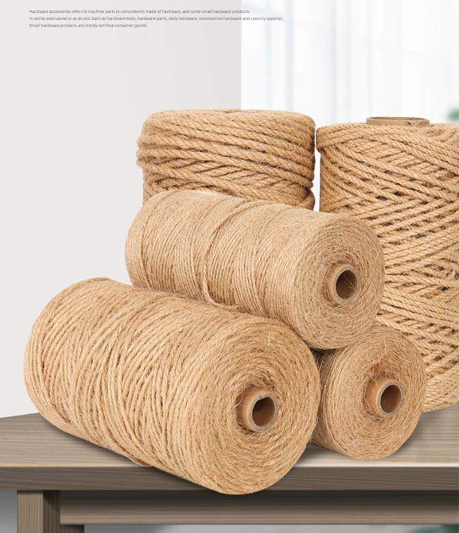 100M Natural Vintage Jute Rope - Twine Jute Natural recension och pris