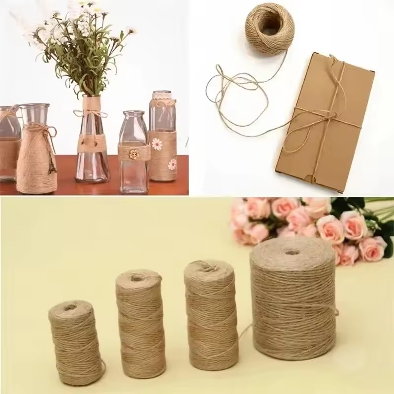 100M Natural Vintage Jute Rope - Twine Jute Natural recension och pris