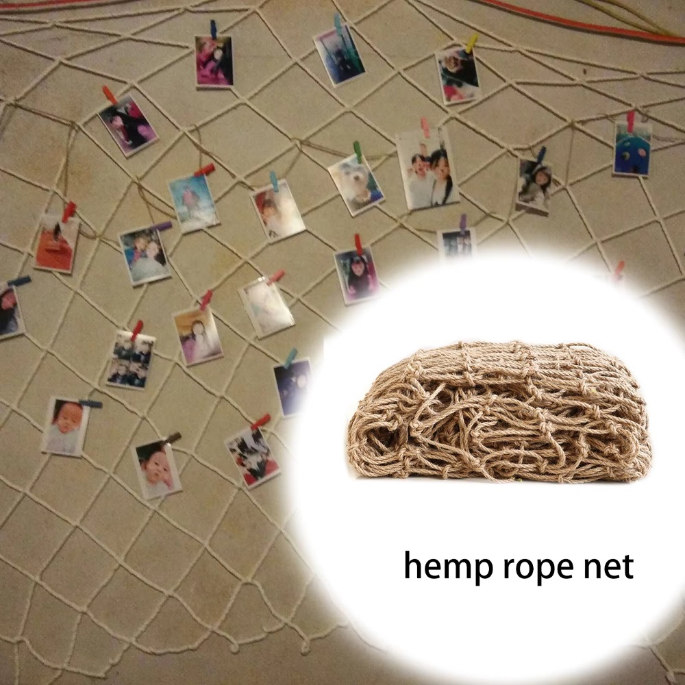 Hemp Rope Climbing Net Nature  - Twine Jute Natural recension och pris