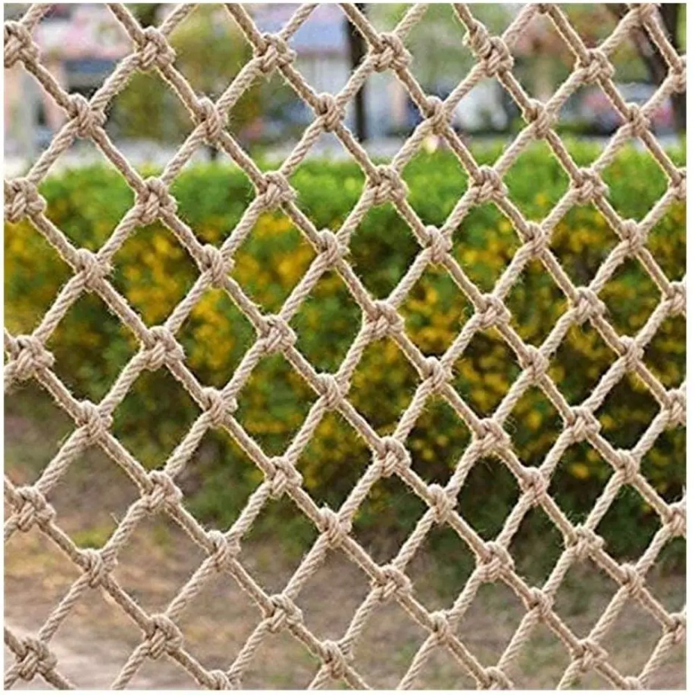Hemp Rope Climbing Net Garden  - Twine Jute Natural recension och pris