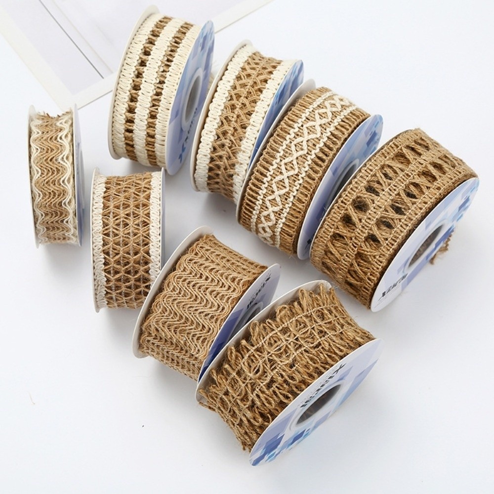 Boho Jute Burlap Ribbon Natura - Twine Jute Natural recension och pris