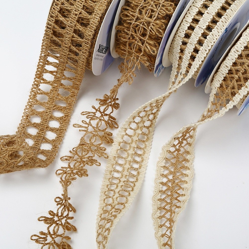 Boho Jute Burlap Ribbon Natura - Twine Jute Natural recension och pris