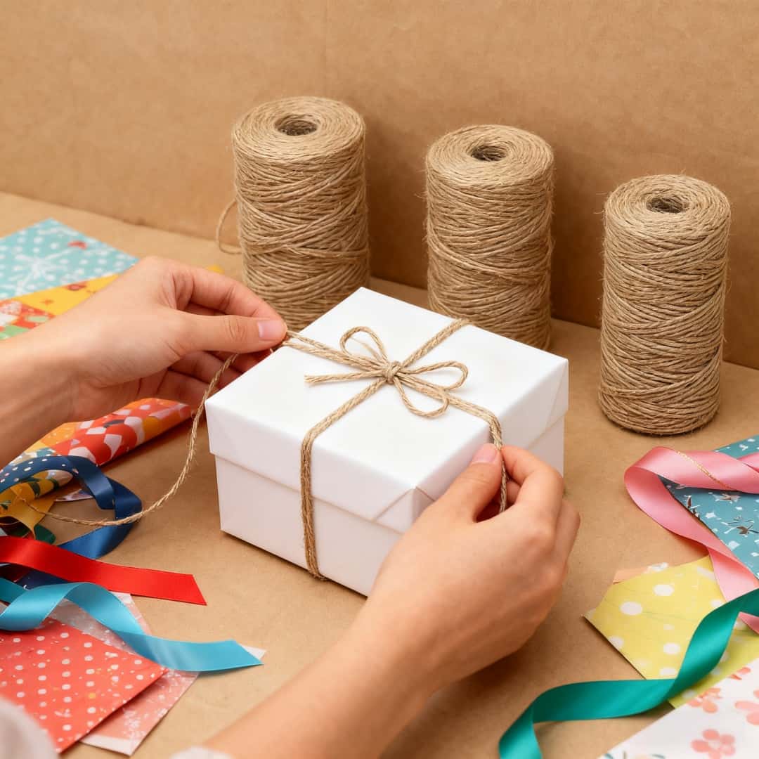 Natural Vintage Rope Jute Ribb - Twine Jute Natural recension och pris