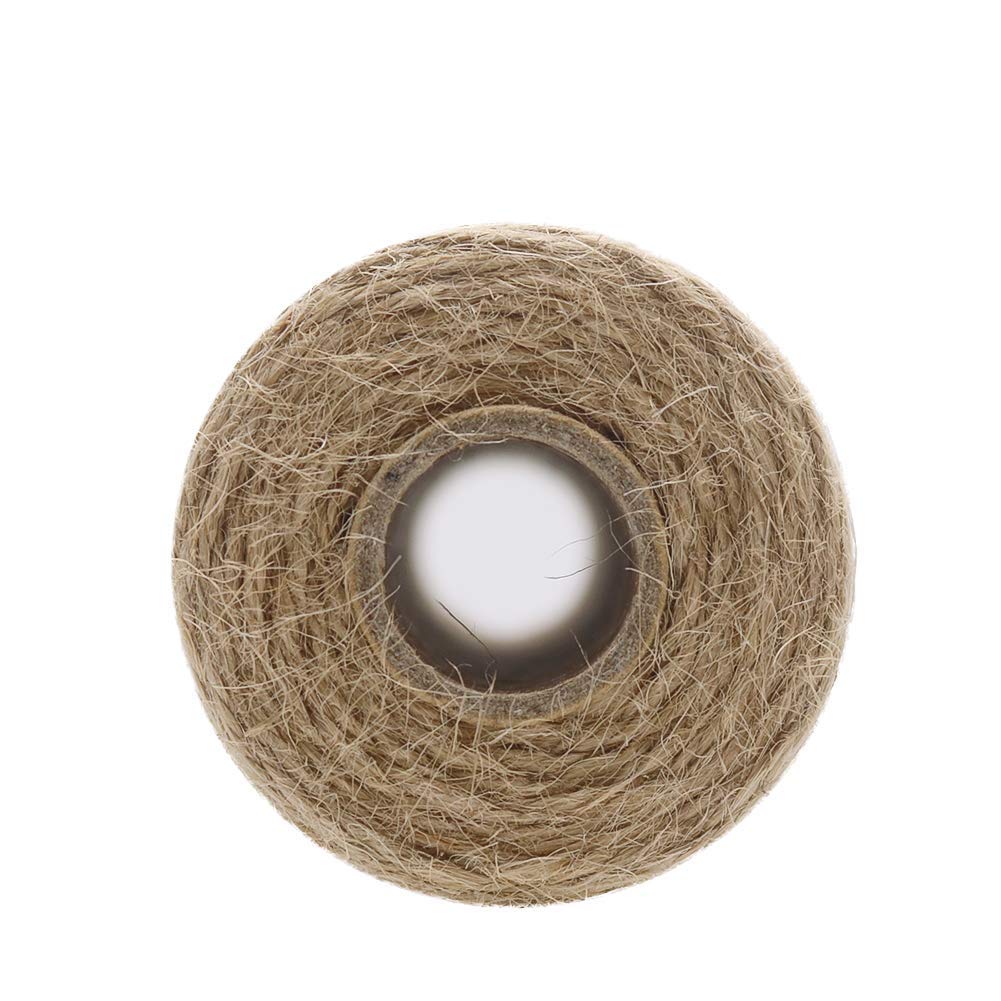 2Pcs X 333 Feet 2Mm 3Ply Jute  - Twine Jute Natural recension och pris