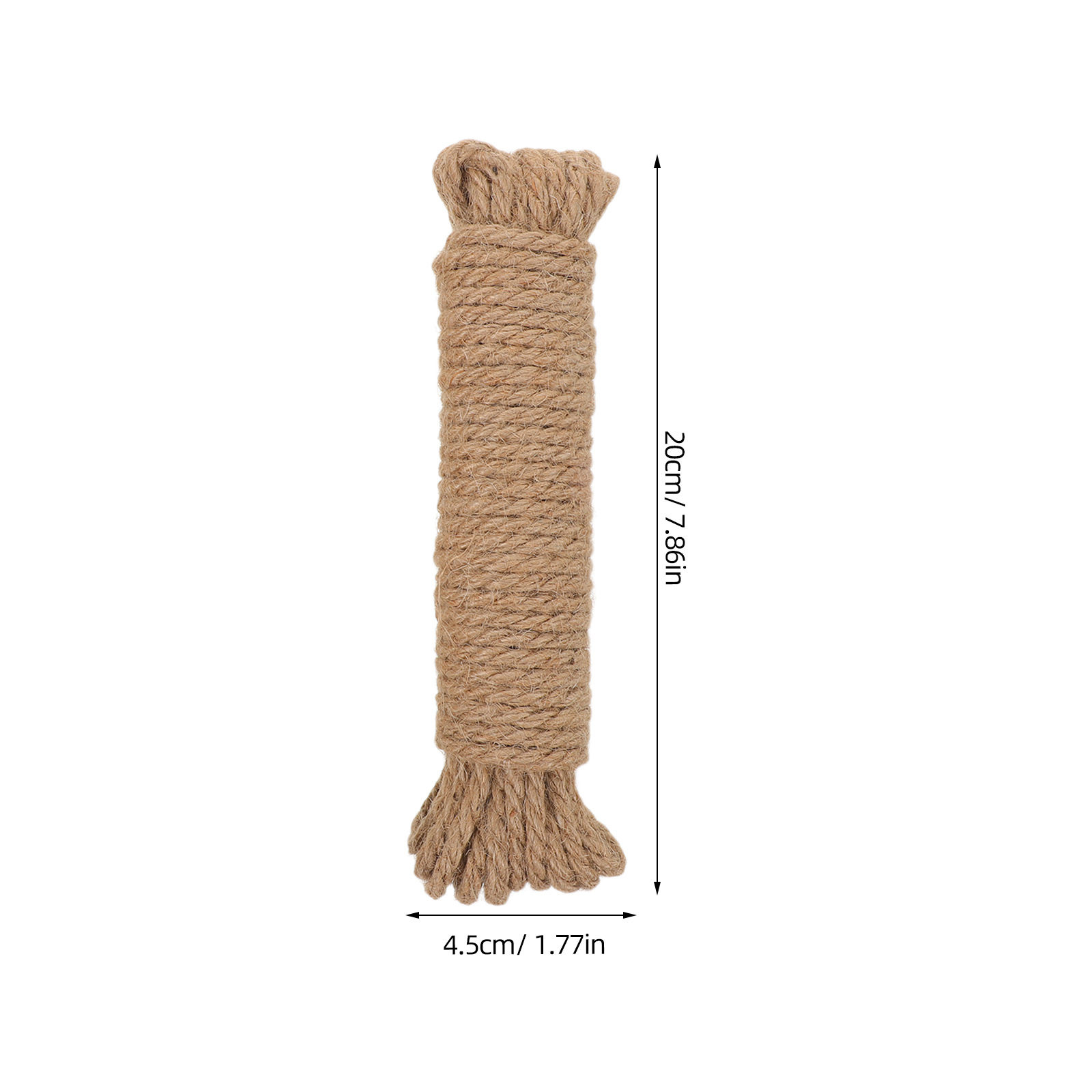 4 Rolls Vintage Hand-Braided J - Twine Jute Natural recension och pris