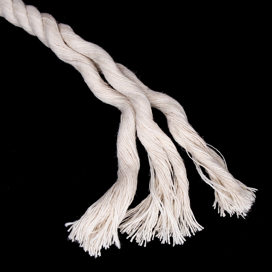 1mm-10mm 100% Cotton Macrame C - Twine Jute Natural recension och pris