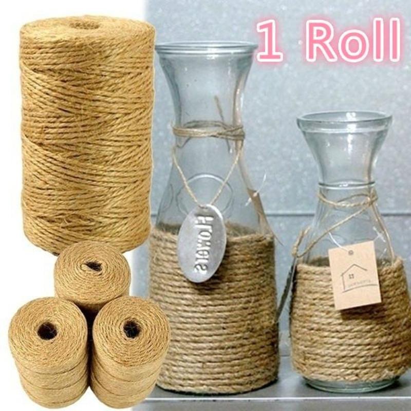 Jute Twine 100M Natural Sisal  - Twine Jute Natural recension och pris