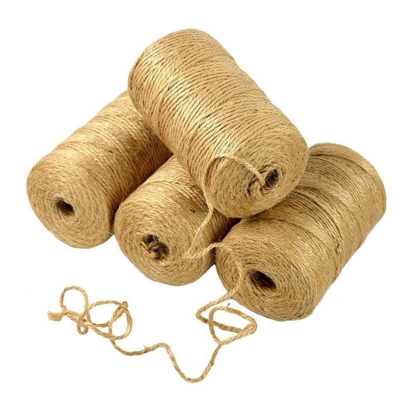Jute Twine 100M Natural Sisal  - Twine Jute Natural recension och pris